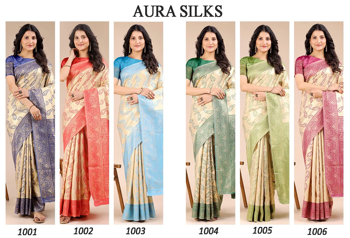 Aura Silks By Astita Banarasi Silk Ocassion Wear Saree Orders In India